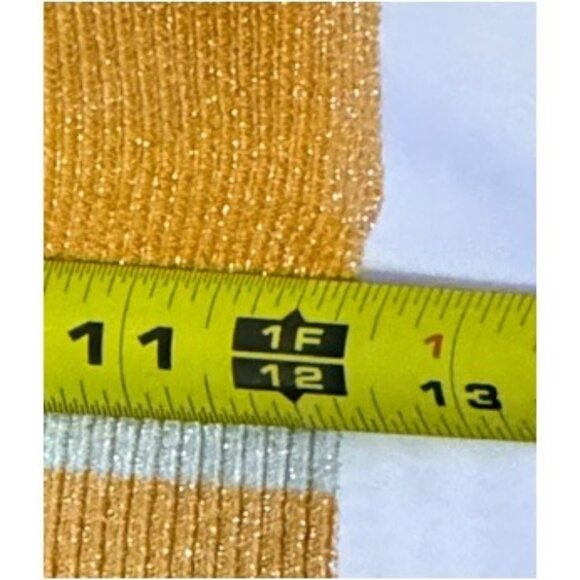 Hendy Top & Skirt Small Knit Metallic Shimmer Short Sleeve Bodycon Stretchy - Picture 9 of 11